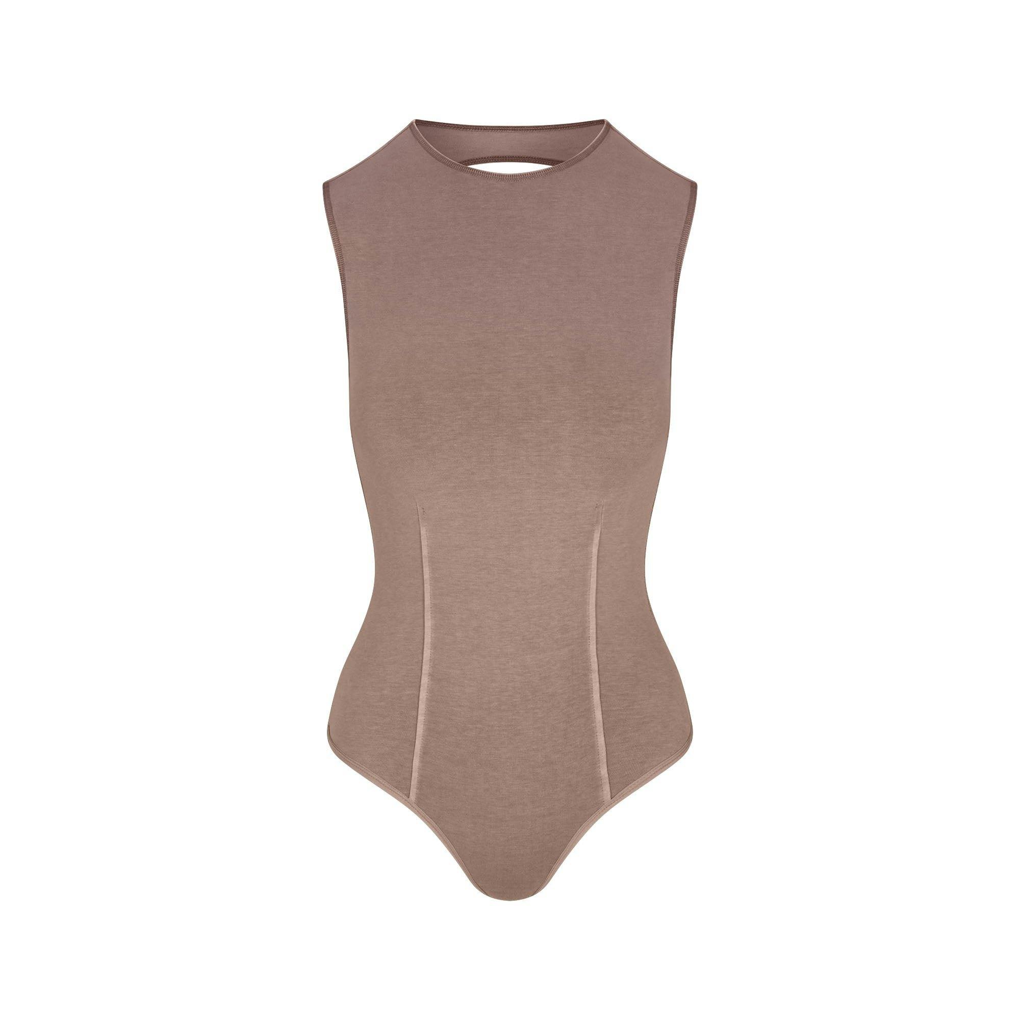 OUTDOOR OPEN BACK BODYSUIT | FAWN Product Image