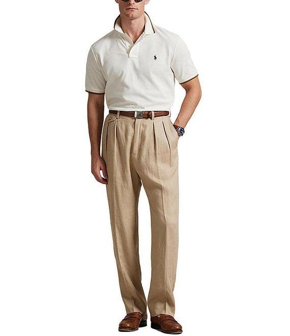 Polo Ralph Lauren Classic Fit Tipped Mesh Short Sleeve Polo Shirt Product Image