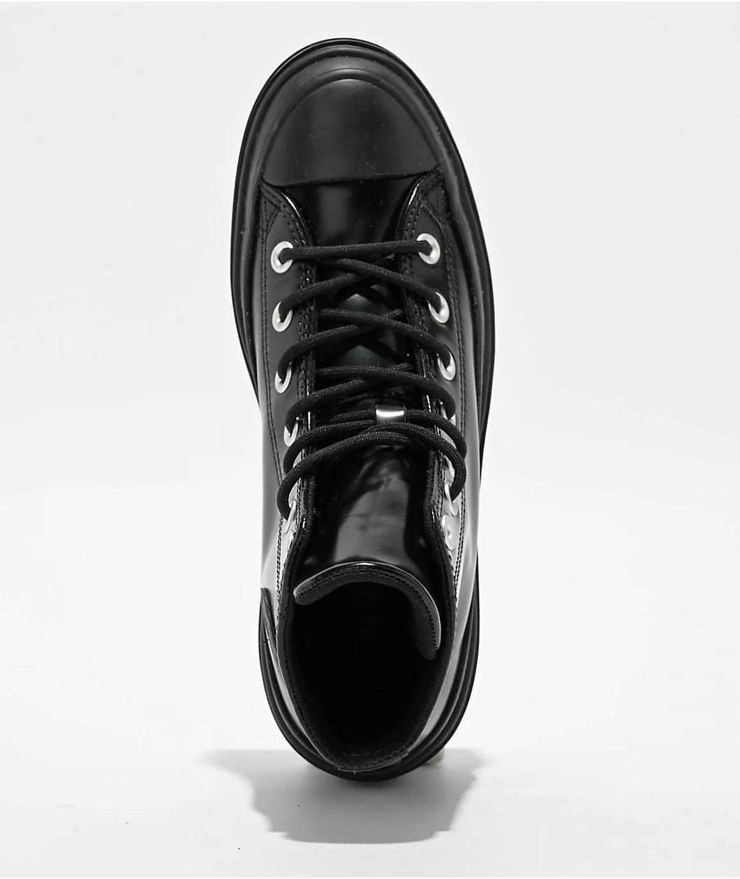 Converse Chuck Taylor All Star Lugged Heel Black Platform Shoes Product Image