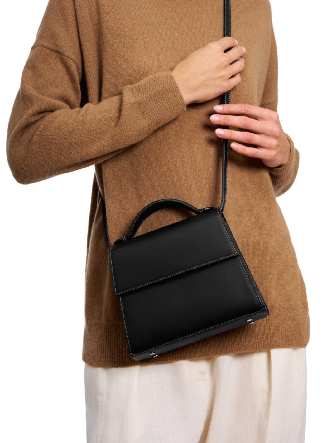 The Medium Top Handle in Nappa Product Image