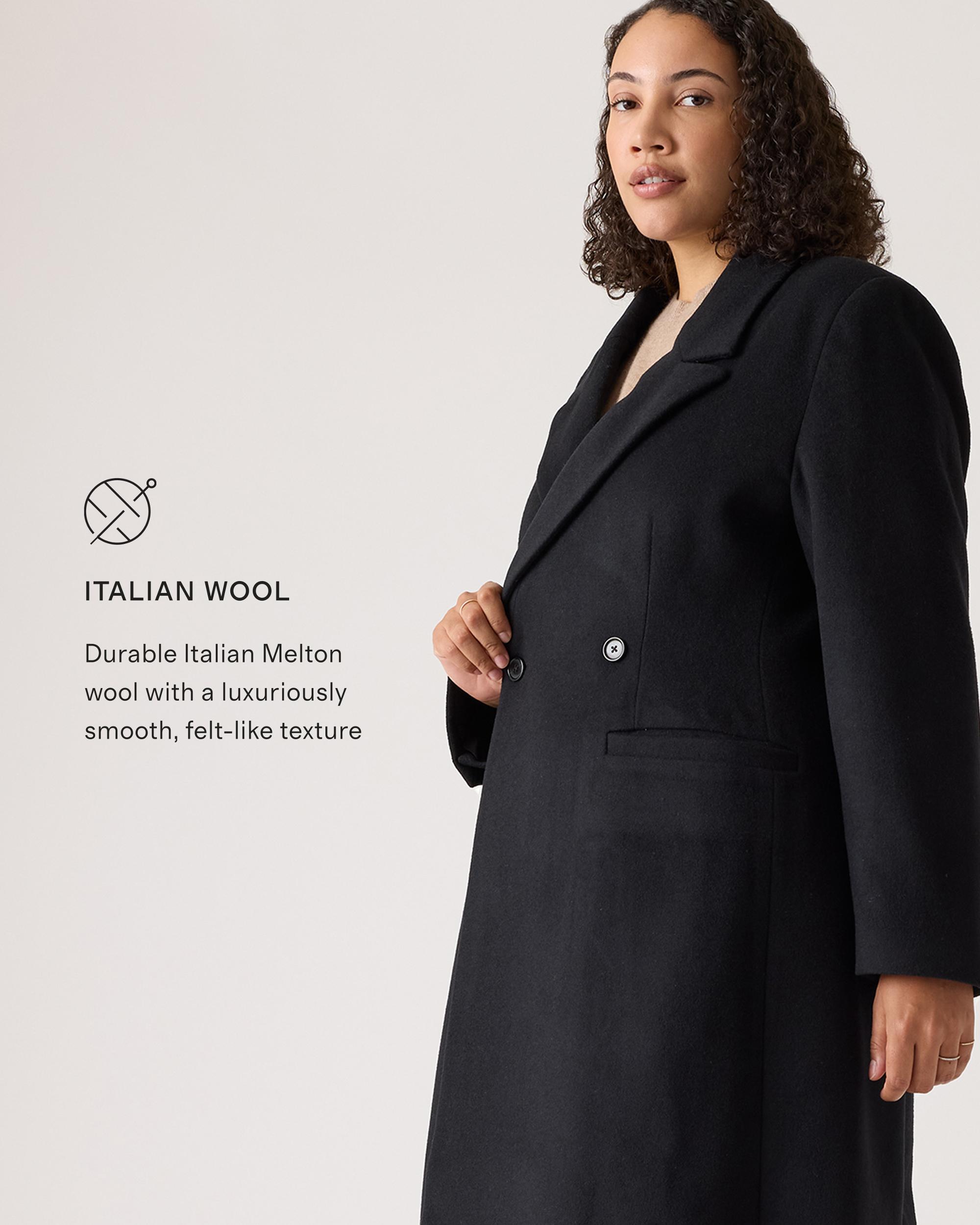 Quince | Women's Italian Wool Tailored Coat Wool/Nylon Product Image
