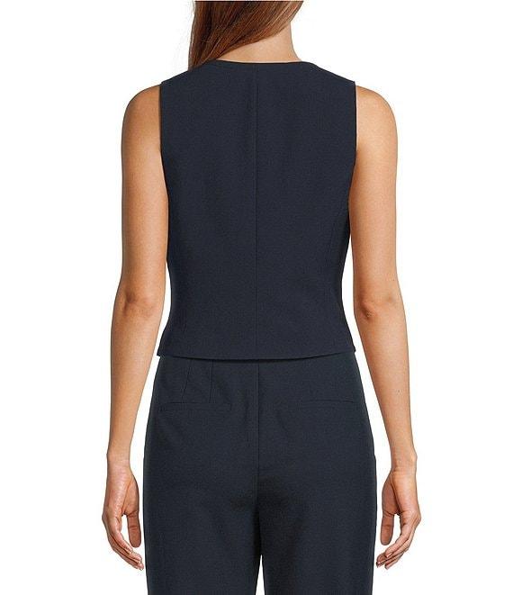 Antonio Melani Adrienne Sleeveless V-Neckline Hook Front Vest Product Image