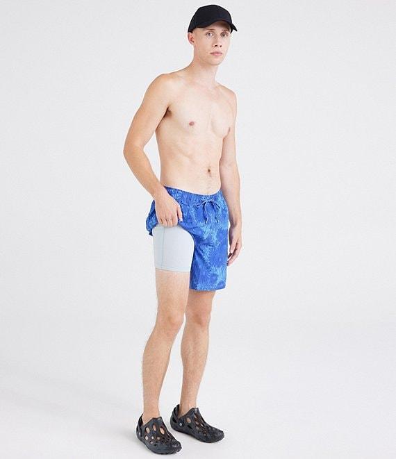 SAXX White Noise Daisy Oh Buoy 2N1 7#double; Inseam Volley Swim Shorts Product Image