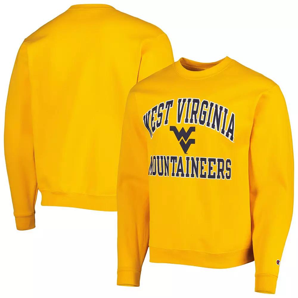 Men's Champion Gold West Virginia Mountaineers High Motor Pullover Sweatshirt,  Product Image