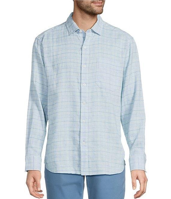 Tommy Bahama Big & Tall Barbados Breeze Playa Plaid Long Sleeve Woven Shirt Product Image
