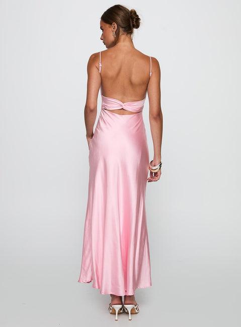 Penelopi Maxi Dress Pink Product Image