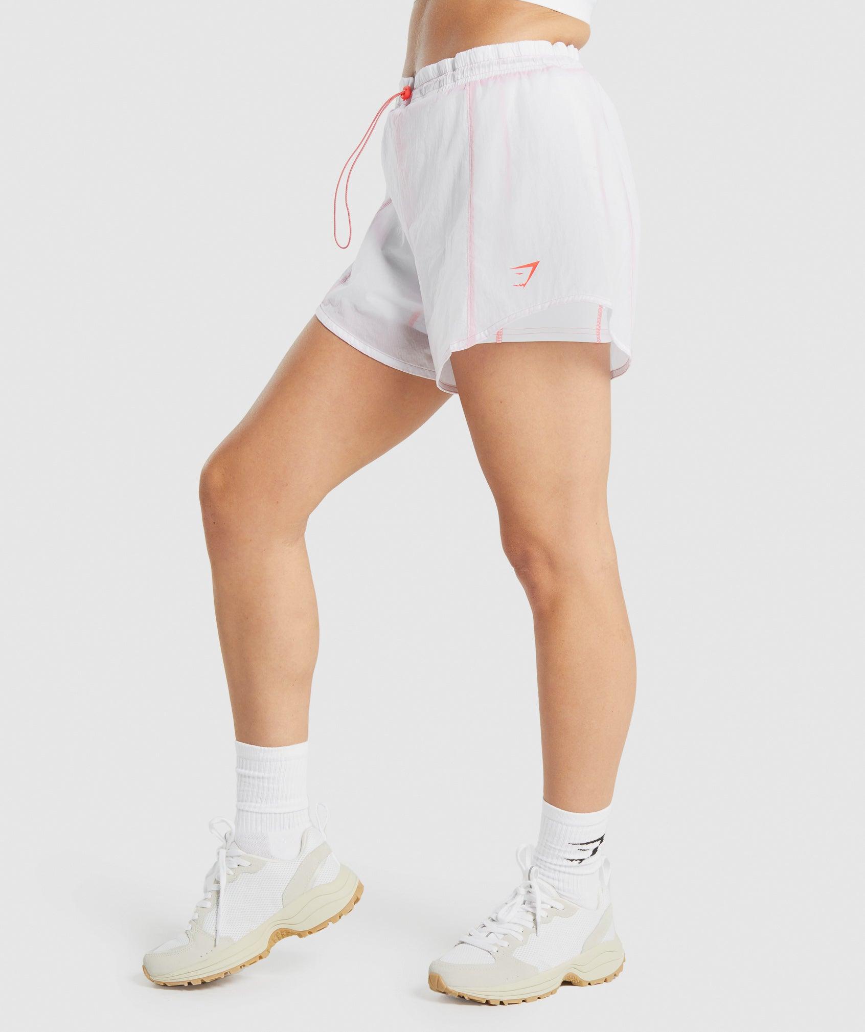 Gymshark Pulse 2 in 1 Shorts - White Female Product Image