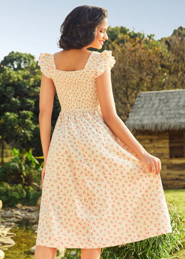 Flair and Square Babydoll Dress Product Image