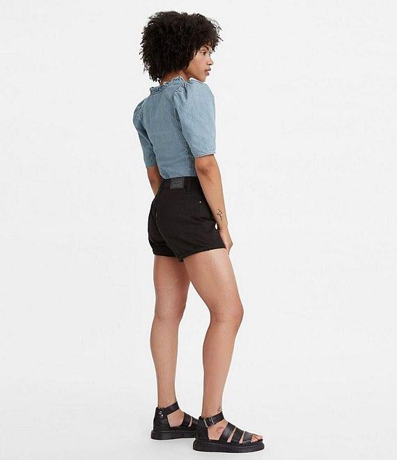 Levi's® Mid Rise Update Cuffed Hem Stretch Denim Shorts Product Image