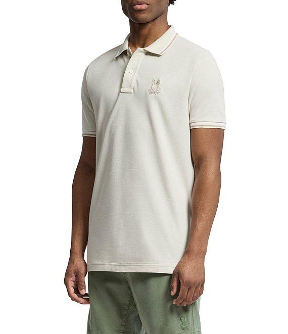 Psycho Bunny Baxter Pique Short Sleeve Polo Shirt Product Image