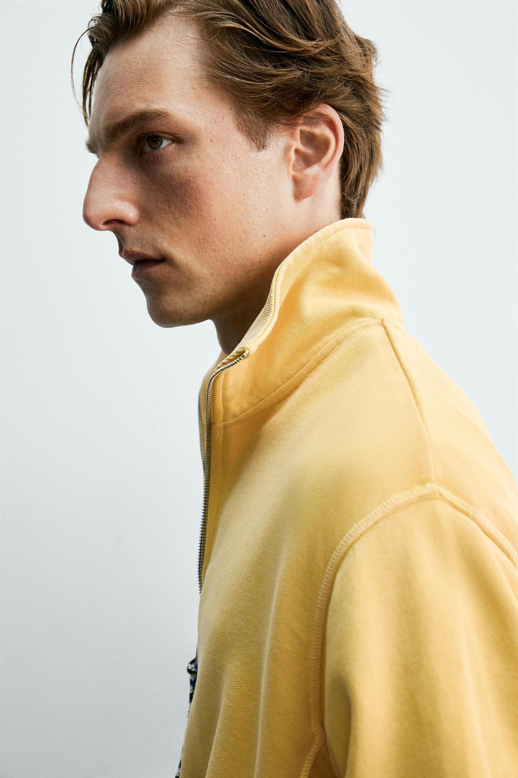 AARON LEVINE X ZARA QUARTER-ZIP SWEATSHIRT Product Image