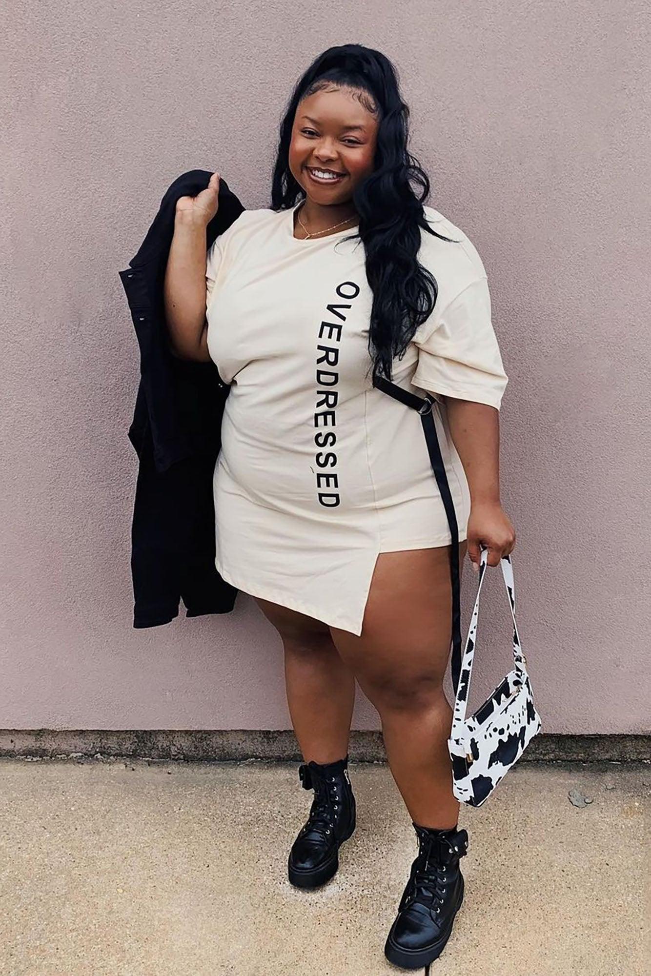 Overdressed Tunic Top - Cream/combo Product Image