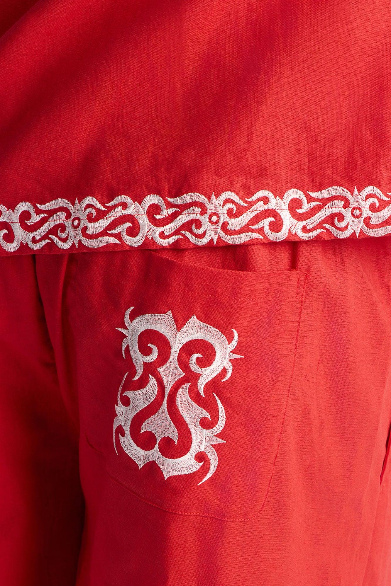 Relaxed Coastal Isla Short - Red Male Product Image