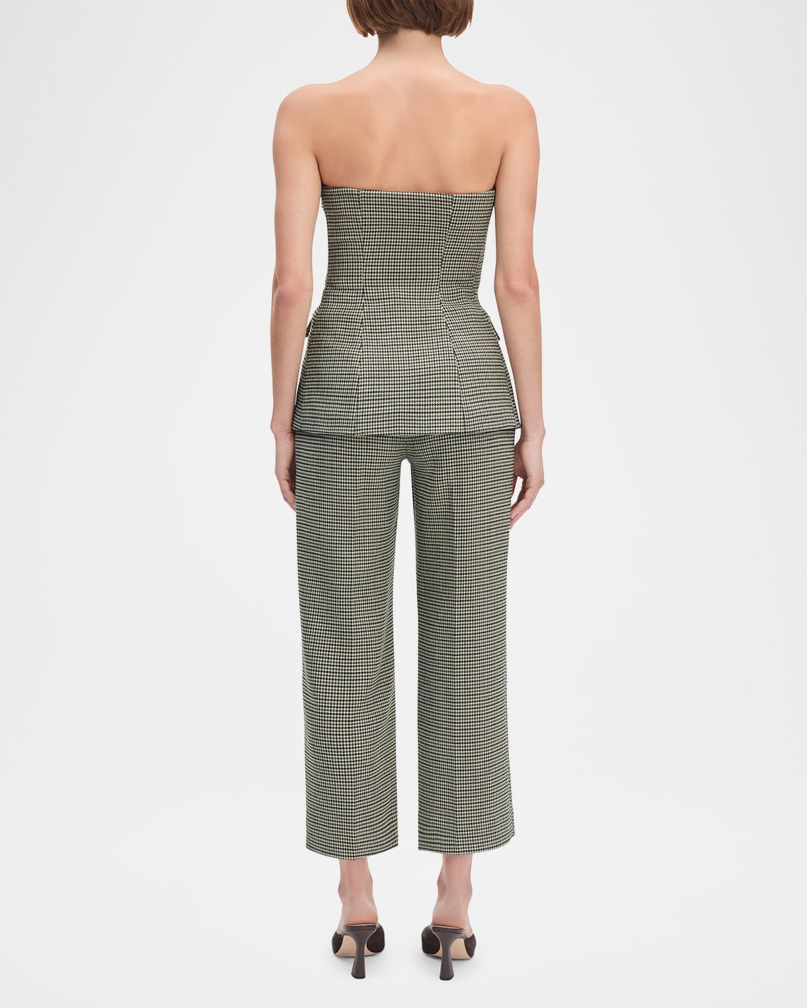 The Phoebe Houndstooth Bustier  Product Image