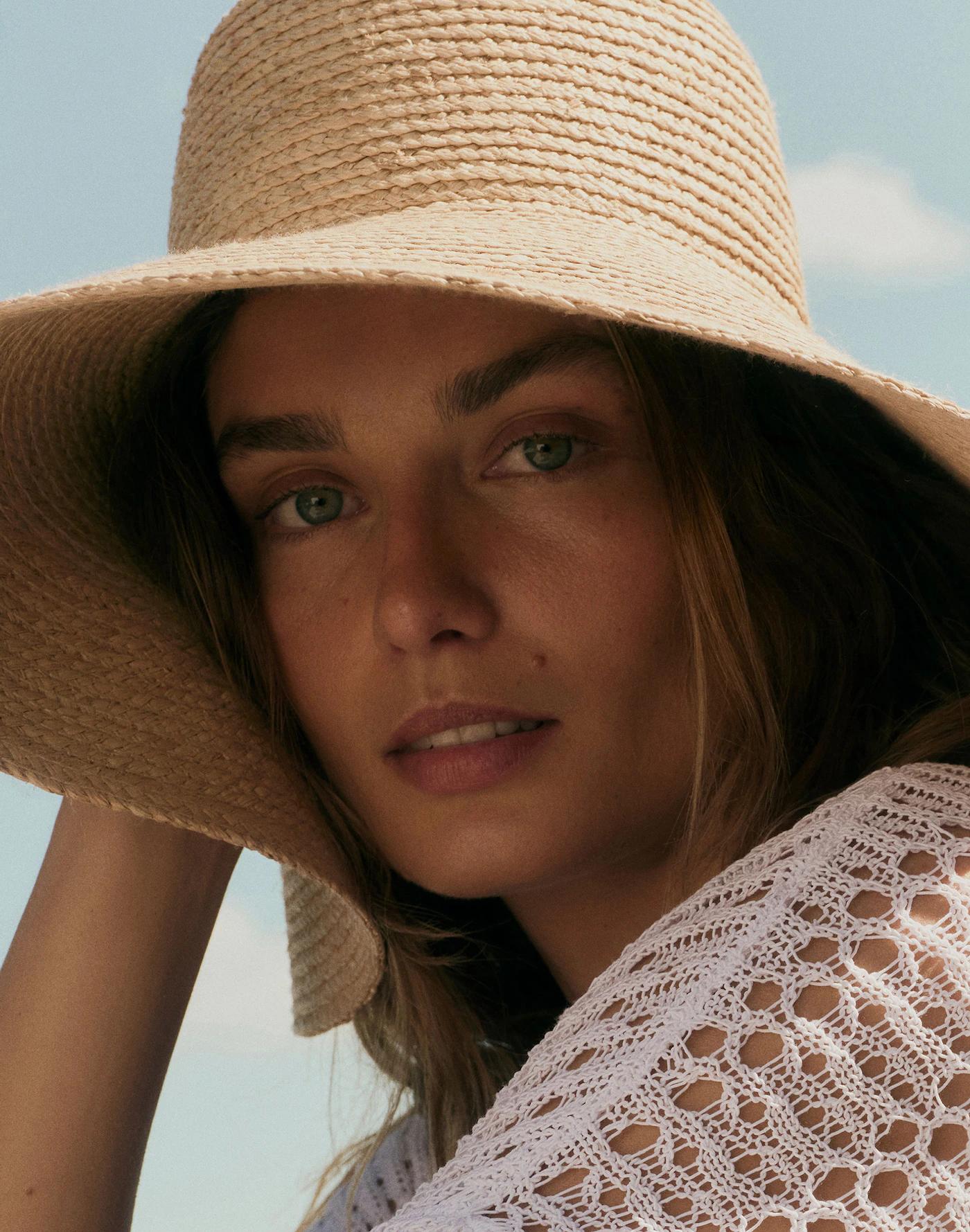 Long Brim Raffia Hat Product Image