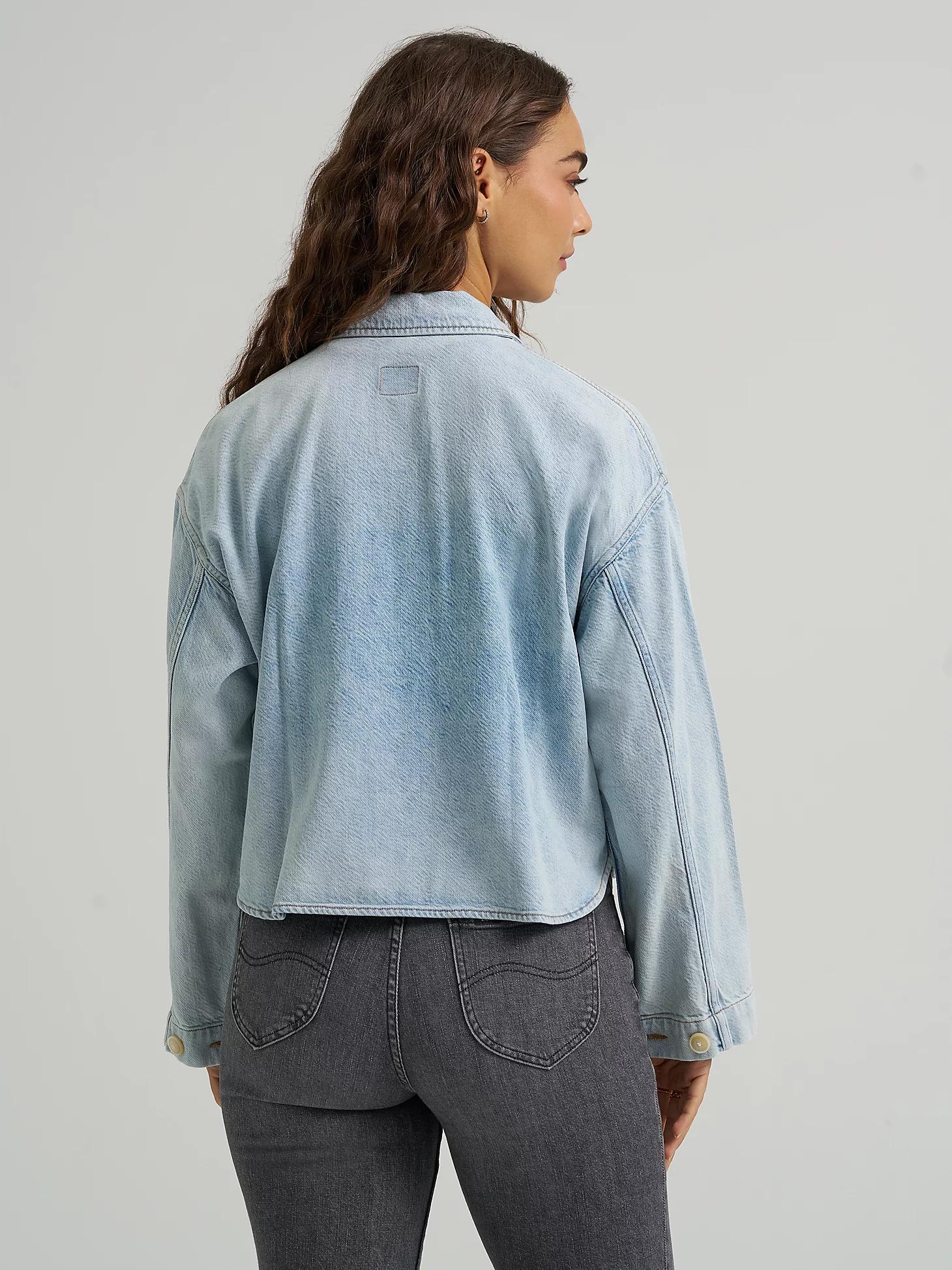 Women's Oversized Double Pocket Utility Overshirt | Women's Tops & Tees | Lee® Product Image