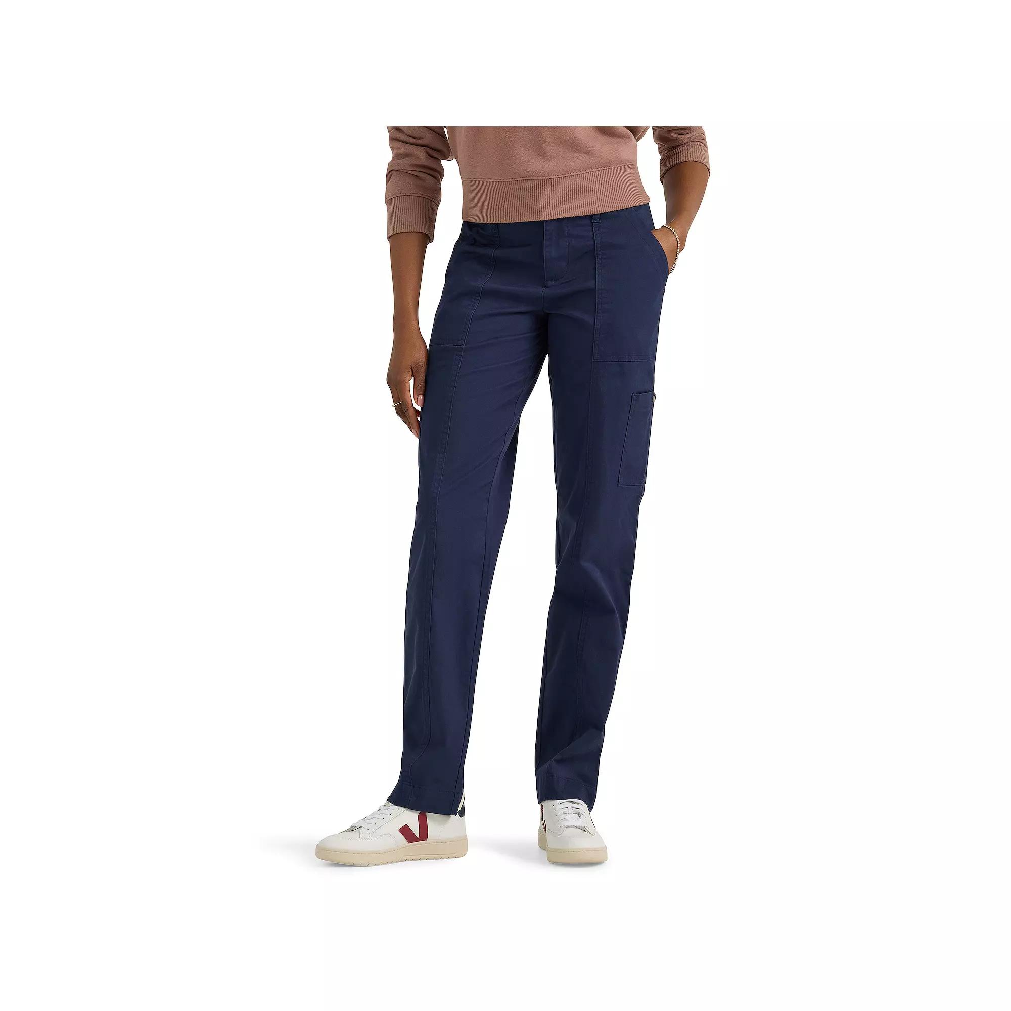 Women's Lee® Ultra Lux Comfort with Flex-To-Go Straight-Leg Utility Pants,  Product Image