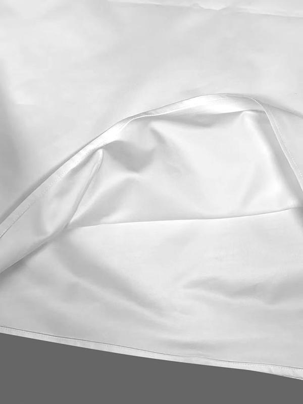 Loose Sleeveless Buckle Solid Color Stand Collar Blouses&Shirts Tops Product Image