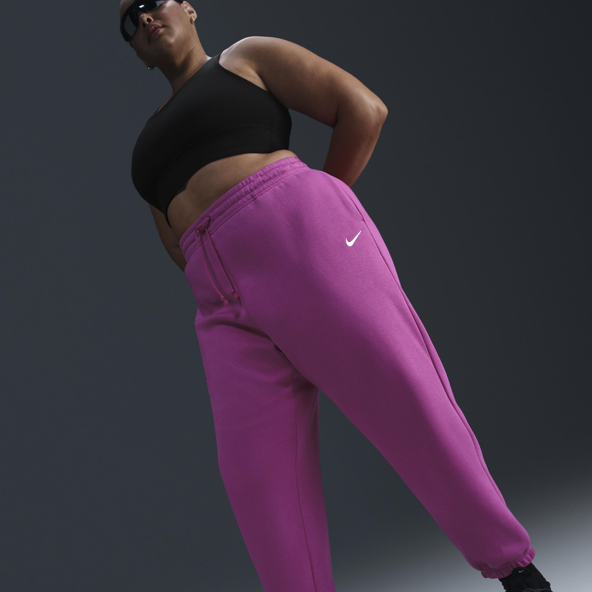 Womens Nike Sportswear Phoenix Fleece High-Waisted Oversized Sweatpants (Plus Size) | FZ5998-518 Product Image
