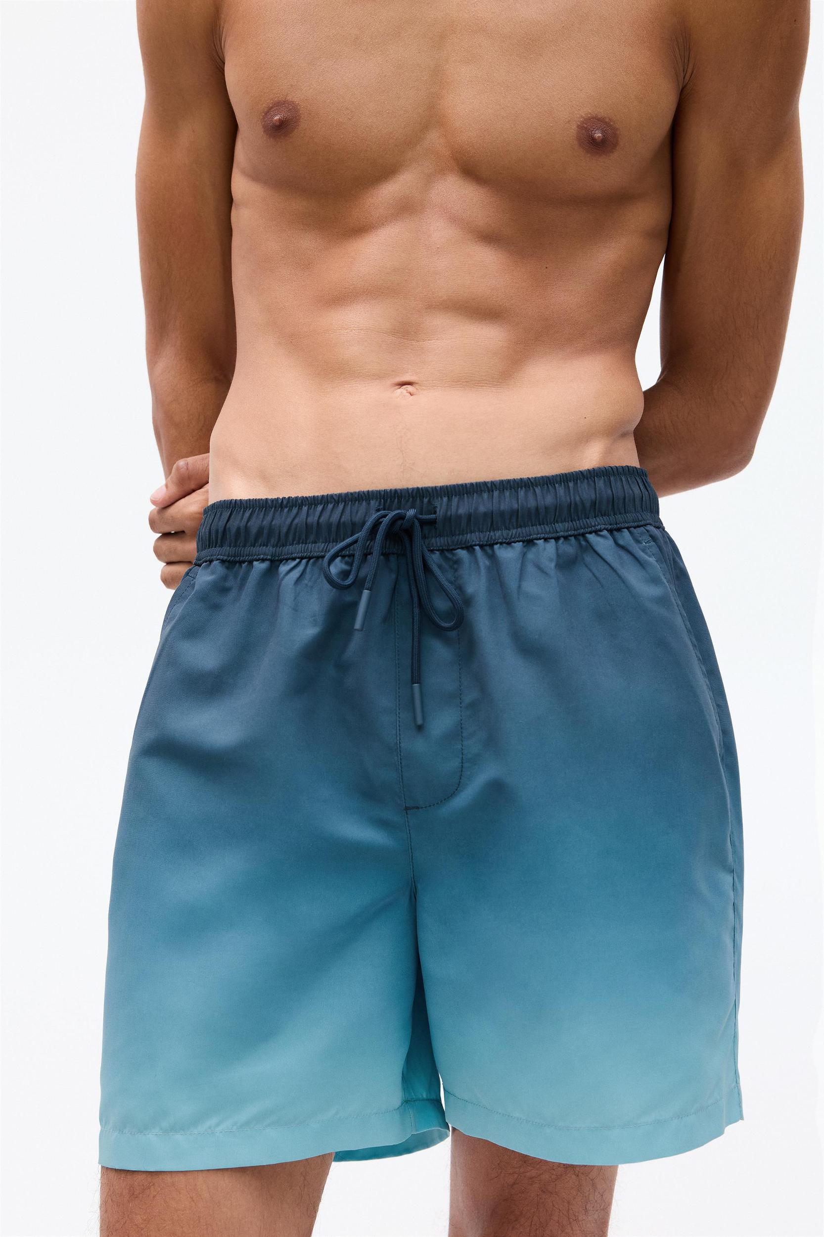 Ombré colored board shorts Product Image