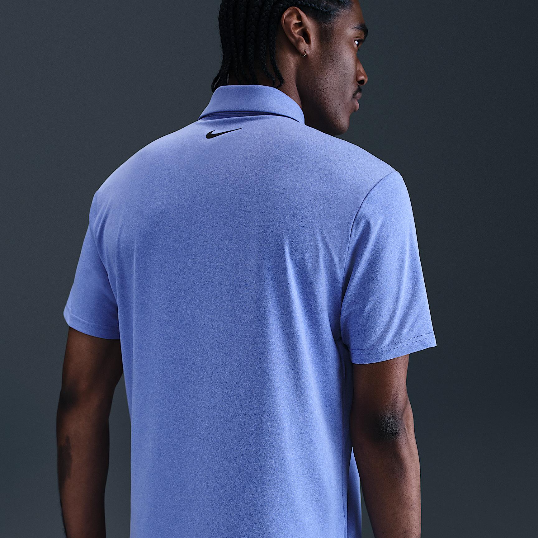 Nike Mens Tour Dri-FIT Heathered Golf Polo | FZ7473-411 Product Image