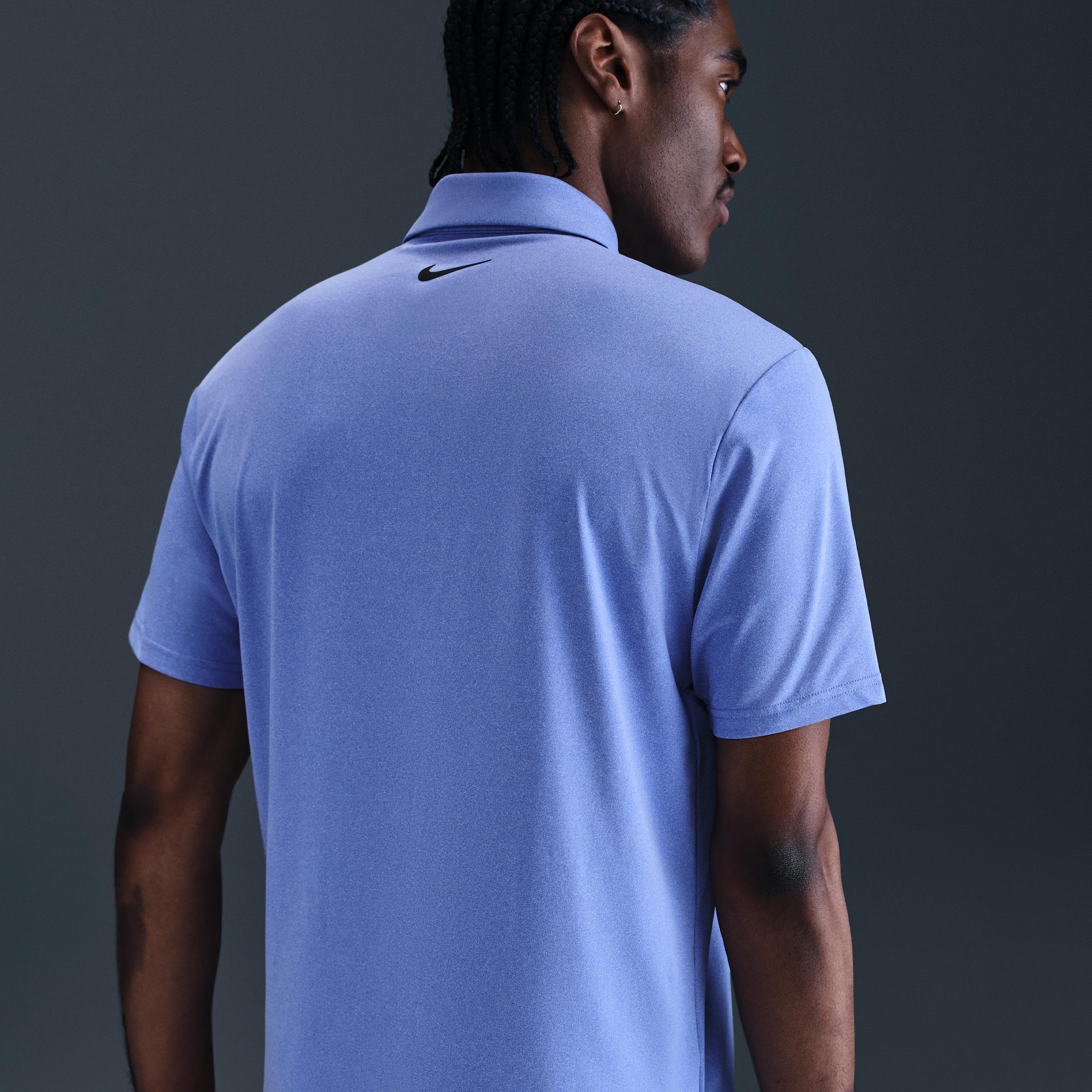 Nike Mens Tour Dri-FIT Heathered Golf Polo | FZ7473-411 Product Image