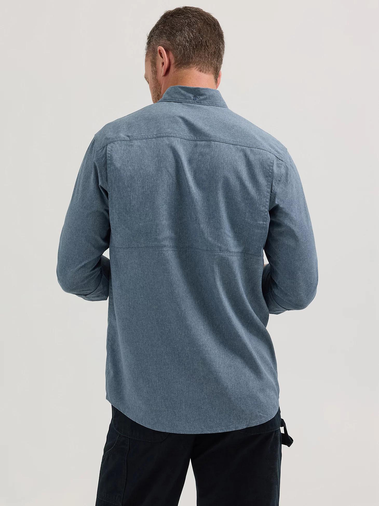 Wrangler® RIGGS Workwear® Long Sleeve Vented Solid Work Shirt | Men's SHIRTS | Wrangler® Product Image