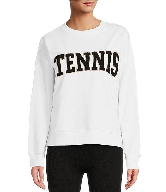 Antonio Melani Active Pullover French Terry Tennis Sweatshirt Product Image