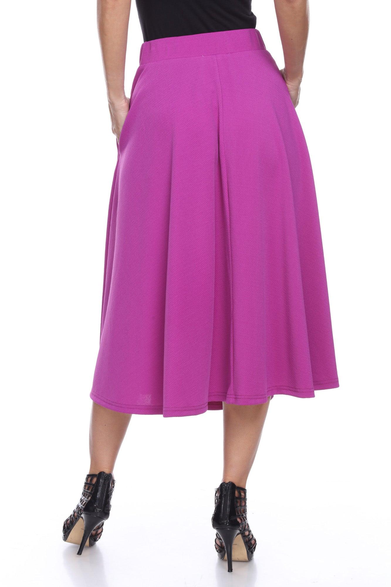 Tasmin Flare Midi Skirts Product Image