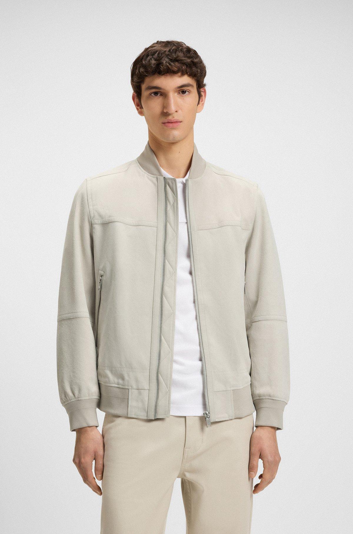 Regular-fit jacket in suede Product Image