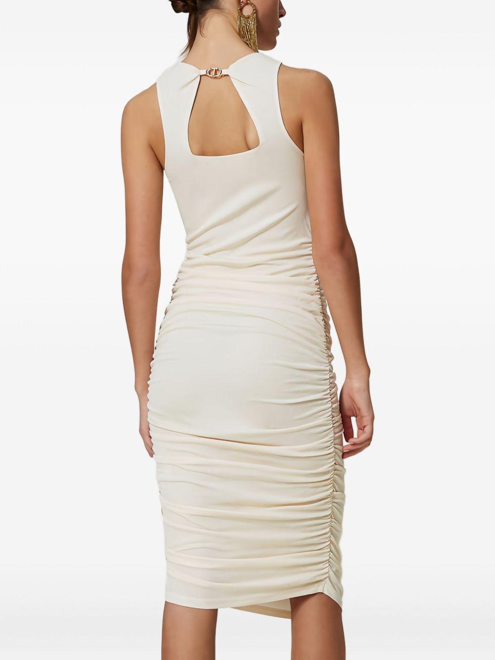 gathered midi dress Product Image