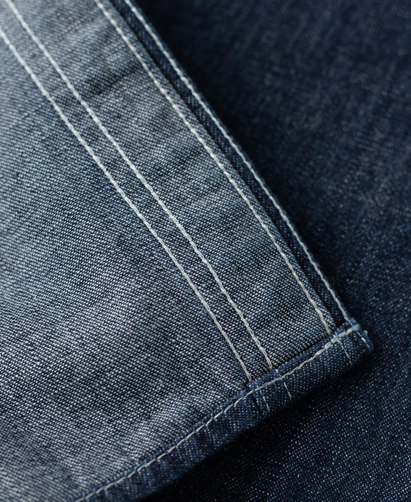 1933 Cigarette Pocket Denim Work Shirt Product Image