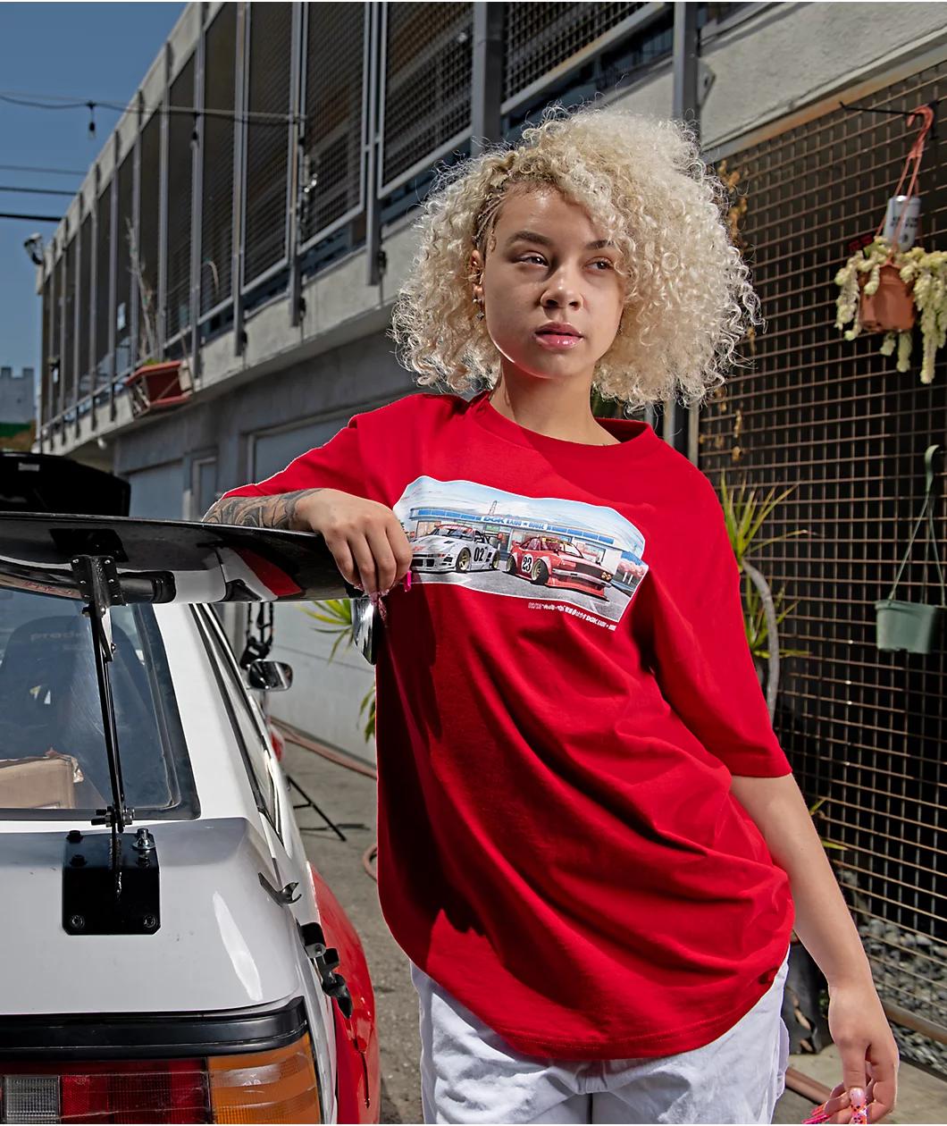 DGK x Kaido House Konbini Red T-Shirt Product Image