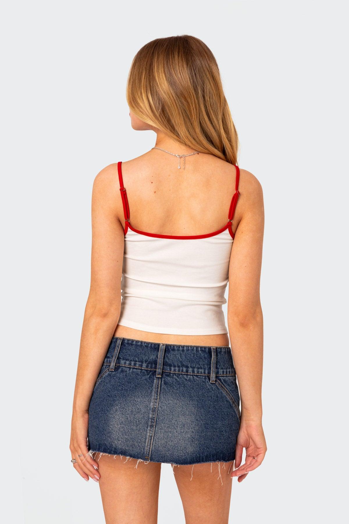 Kate Denim Micro Skort Product Image