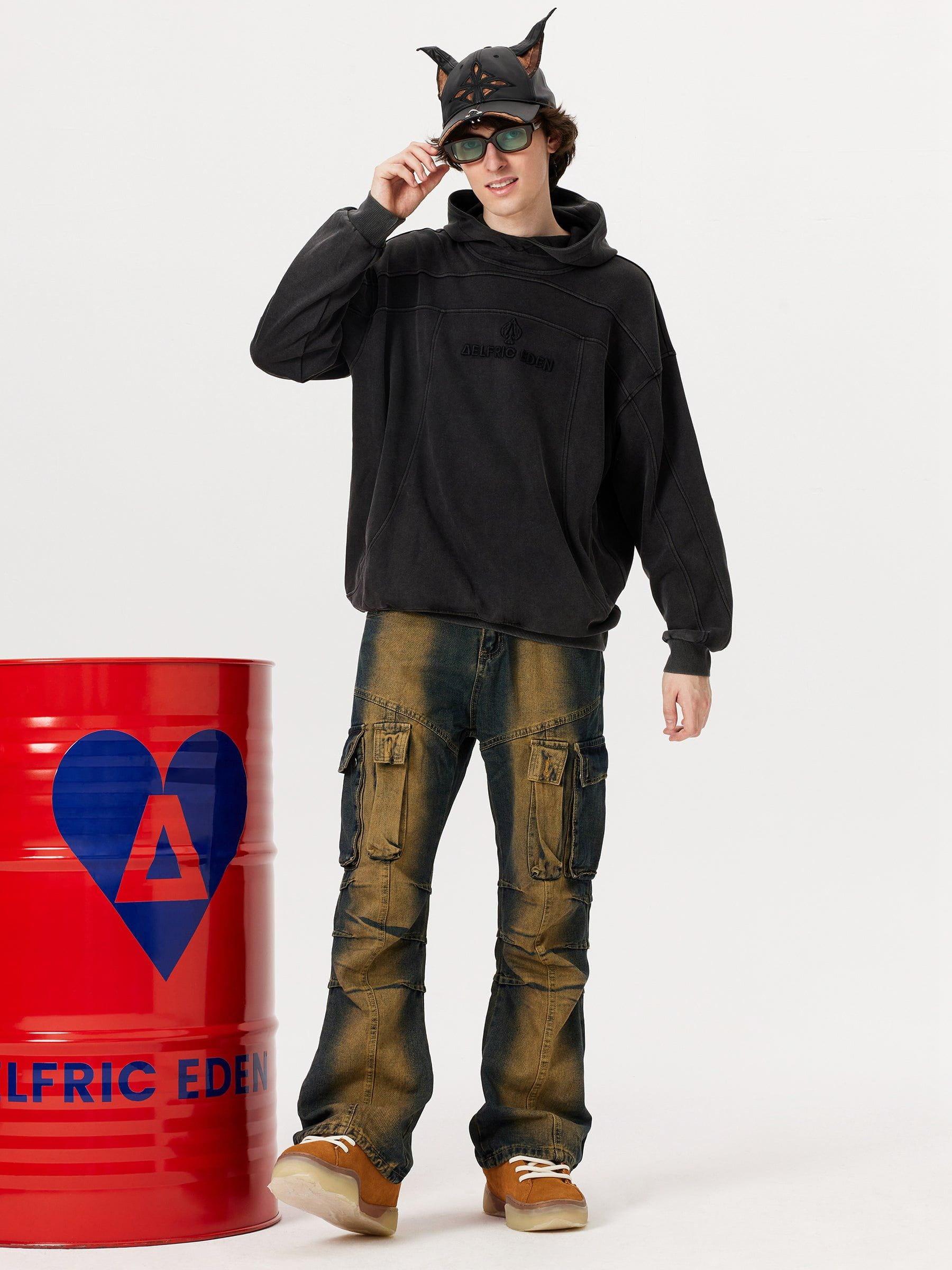 Aelfric Eden Ace of Spades Washed Pullover Hoodie Product Image
