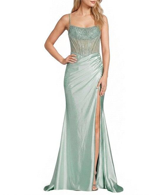 GB Social Beaded Corset Dress Product Image