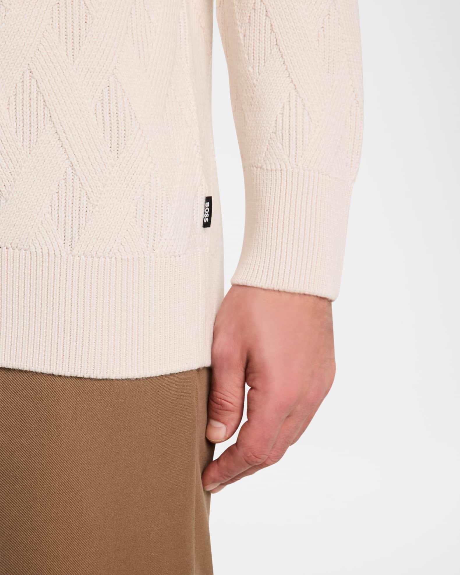 Men's Elfredo Wool Textured Crewneck Sweater Product Image