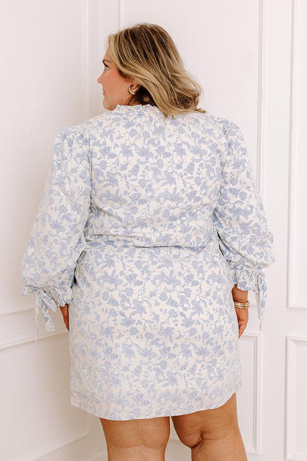 Sweet Gesture Floral Mini Dress Curves Product Image