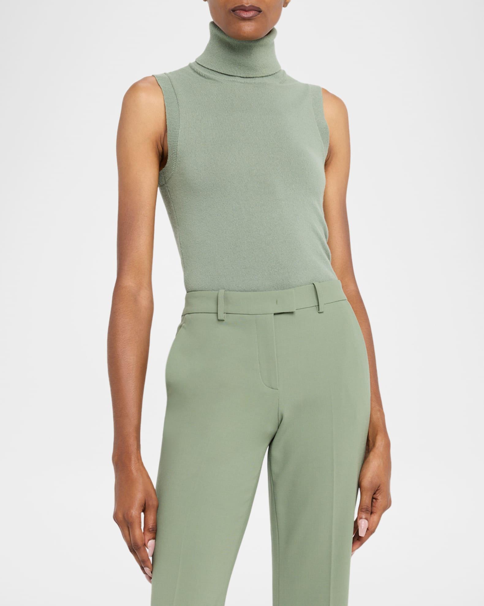 Sleeveless Cashmere Turtleneck Product Image