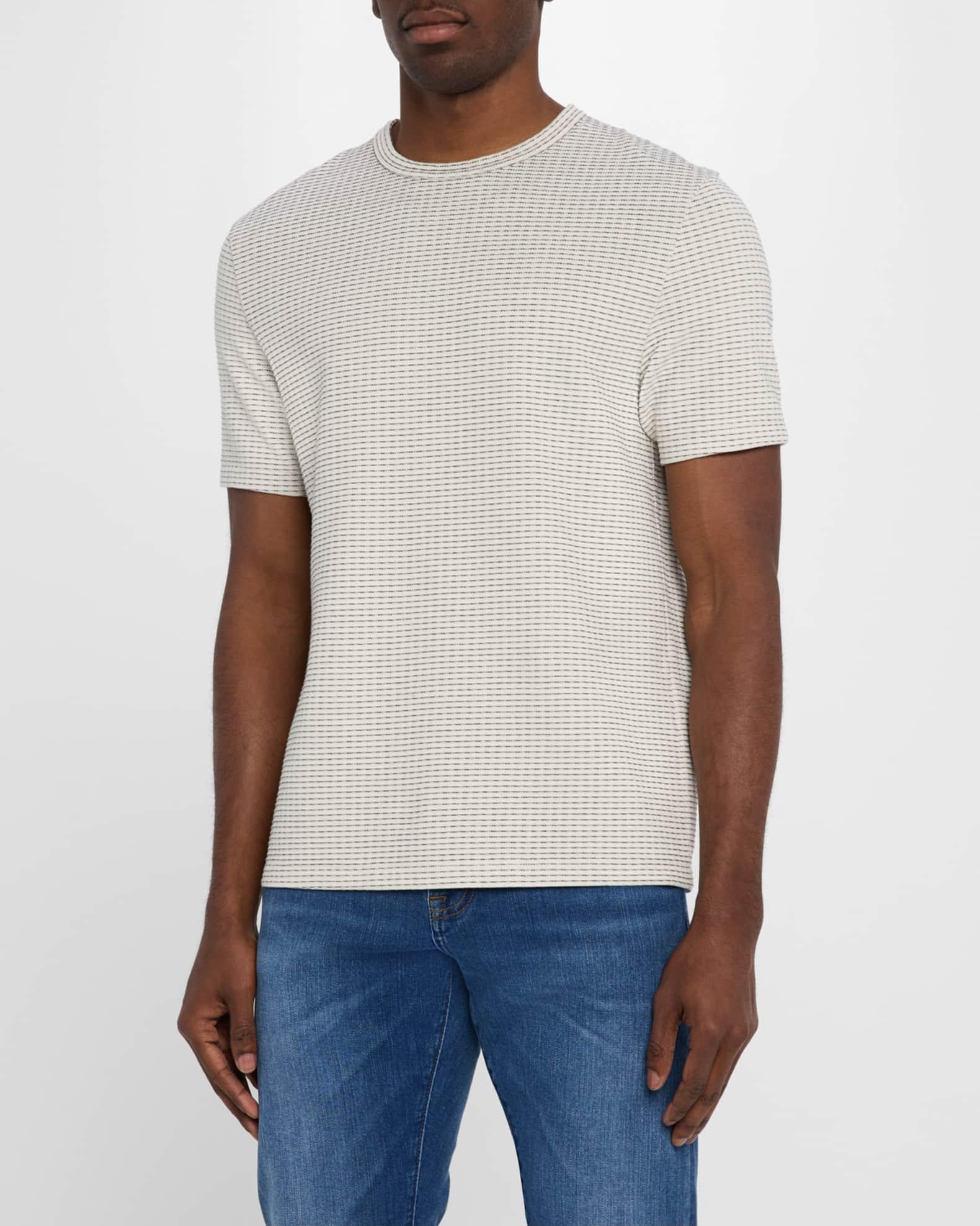 Men's Jacquard Striped T-Shirt Product Image