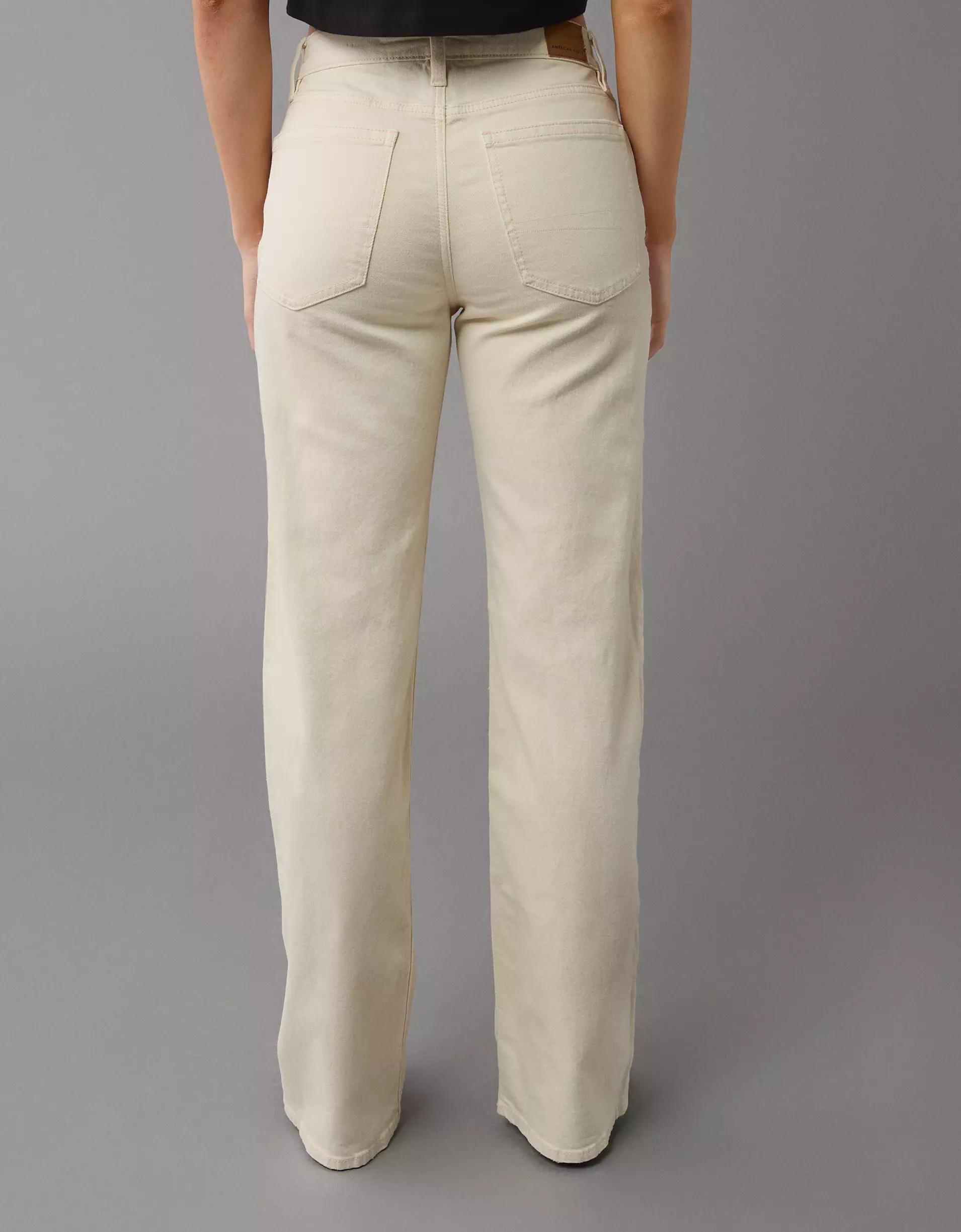 AE Stretch High-Waisted Stovepipe Jean Product Image