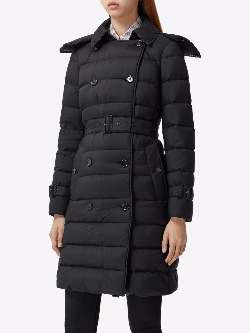 detachable-hood padded coat Product Image