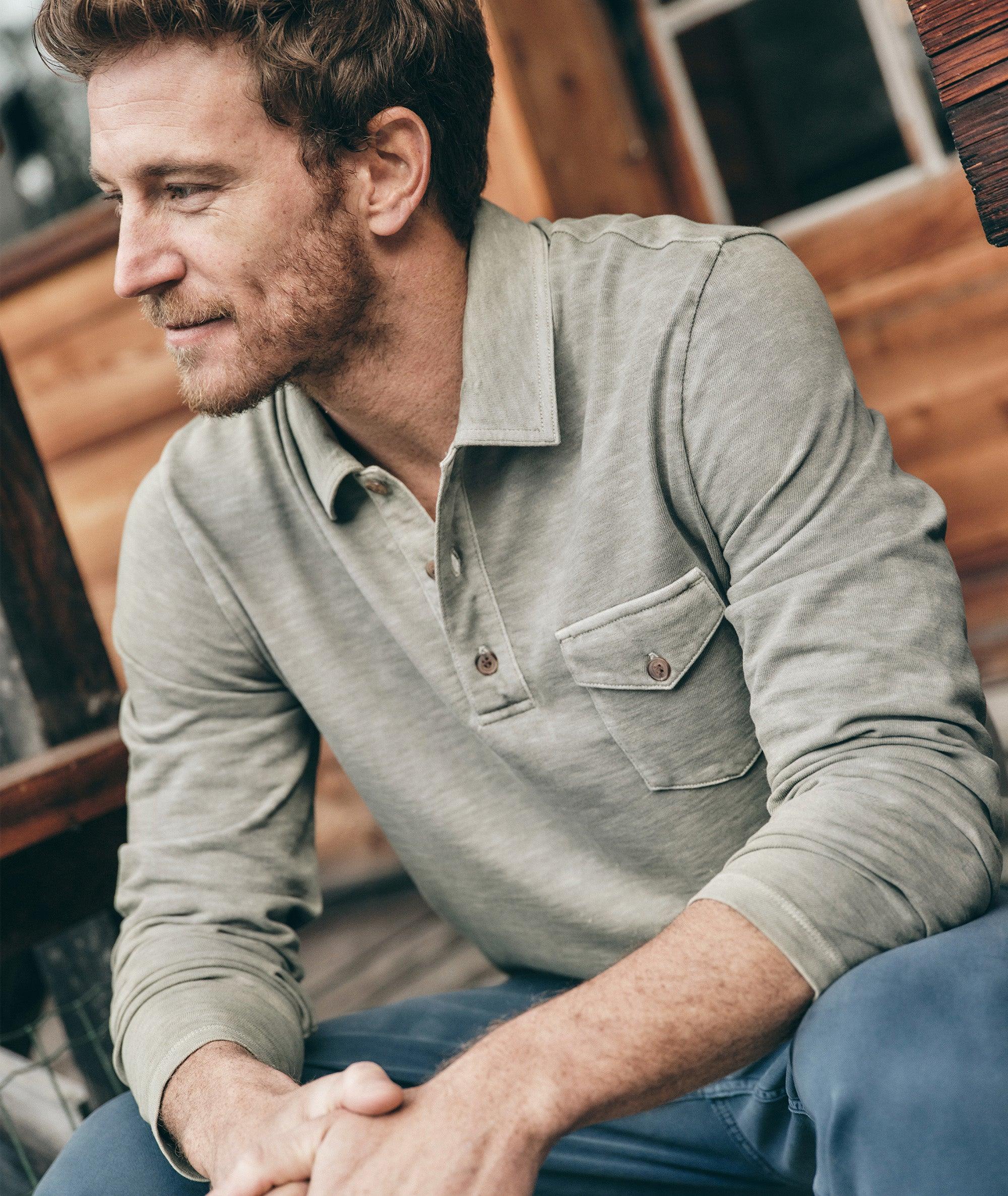 Stretch Selvage Embroidered Resort Shirt Product Image