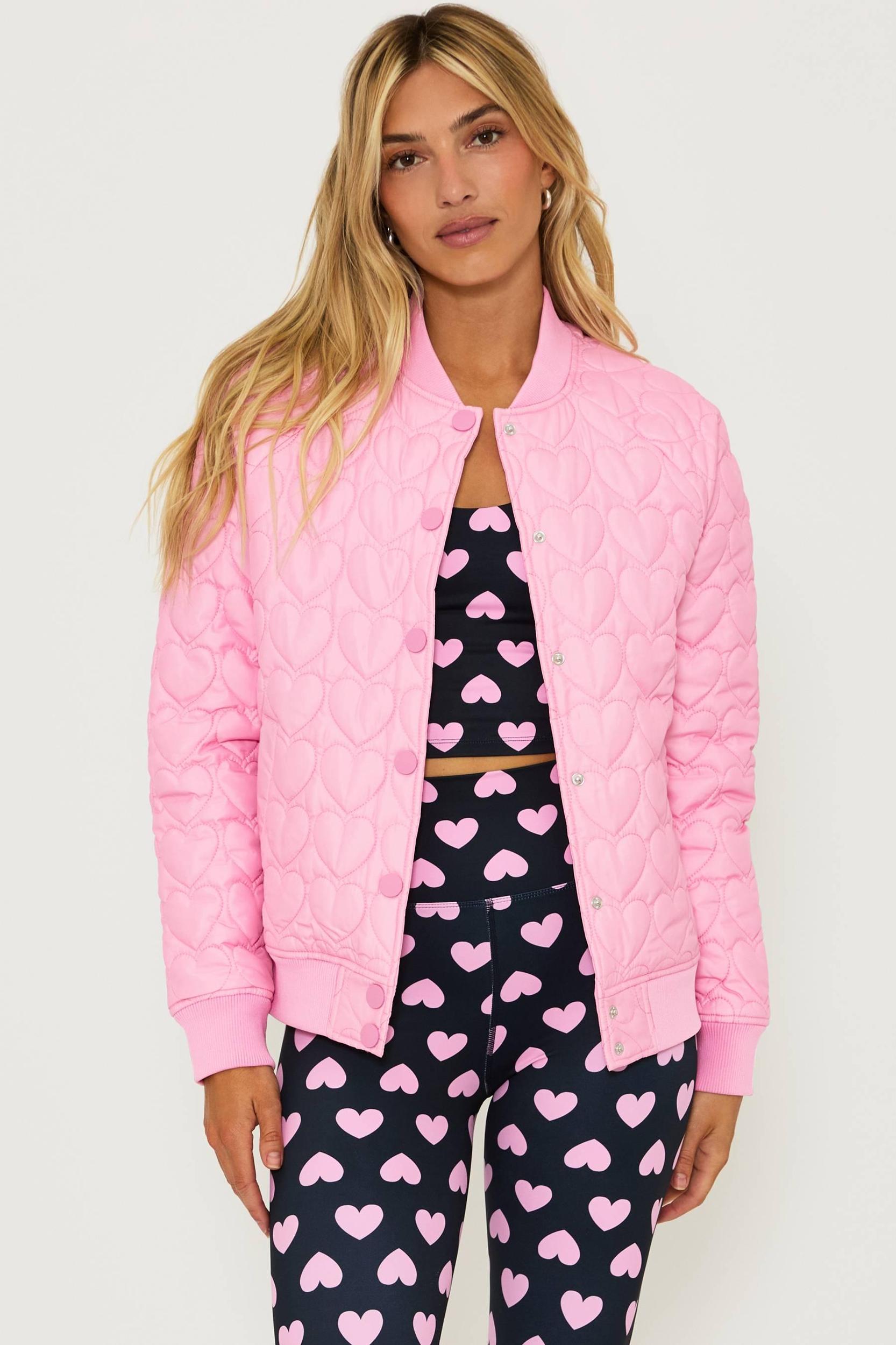 Flight Jacket Prism Pink Heart Product Image