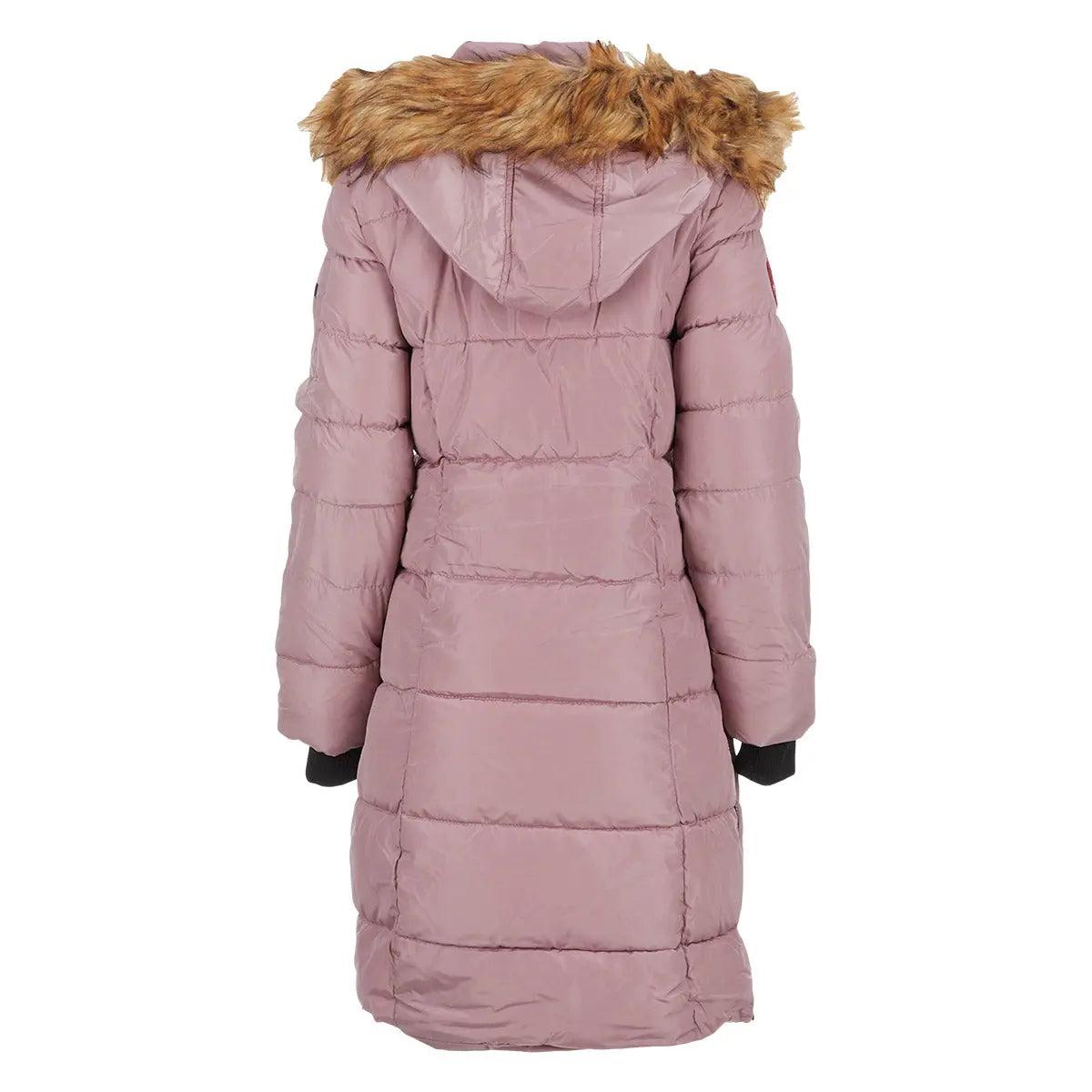 Canada Weather Gear Women's Long Puffer with Faux Fur Trim Hood Product Image