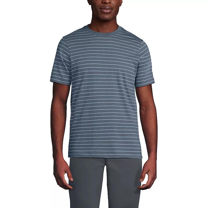 Men's Lands' End Supima Crewneck Tee,  Product Image