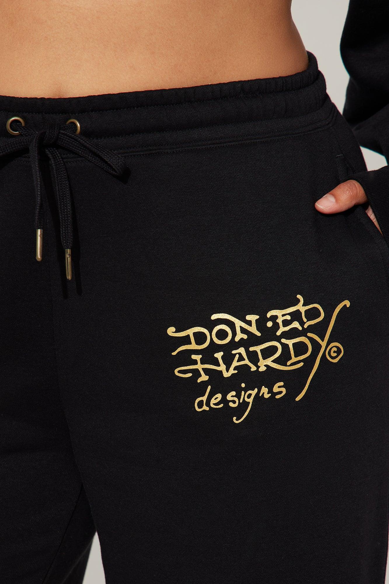 Ed Hardy Mary Jogger - Black Product Image