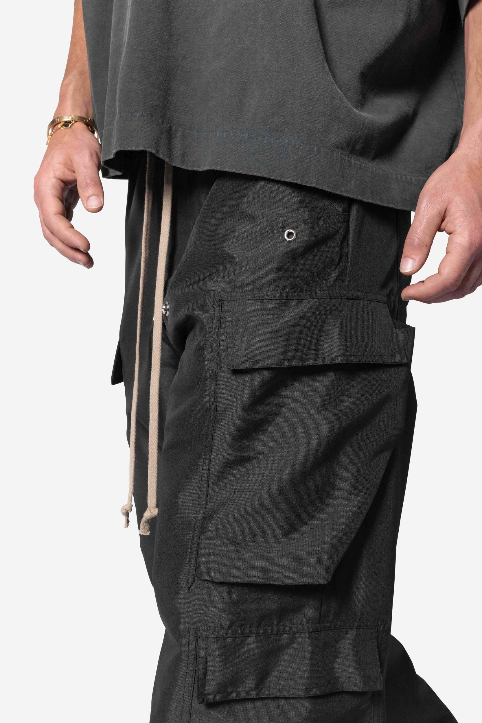 Rave Double Cargo Pants - Black Product Image