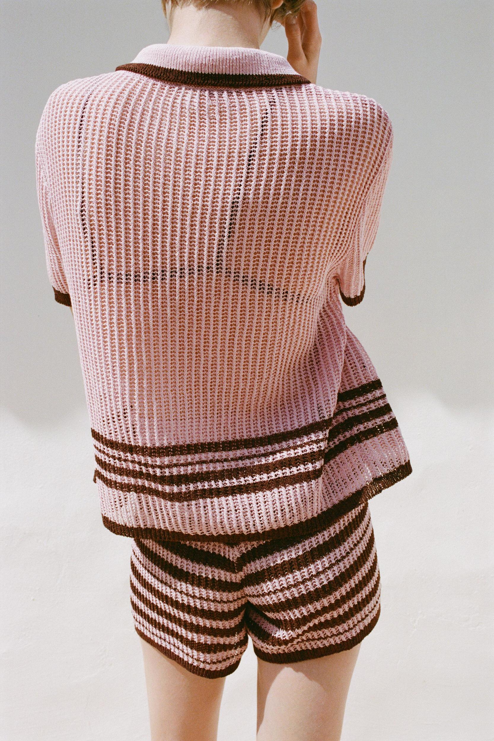 KNITTED POLO JACKET Product Image