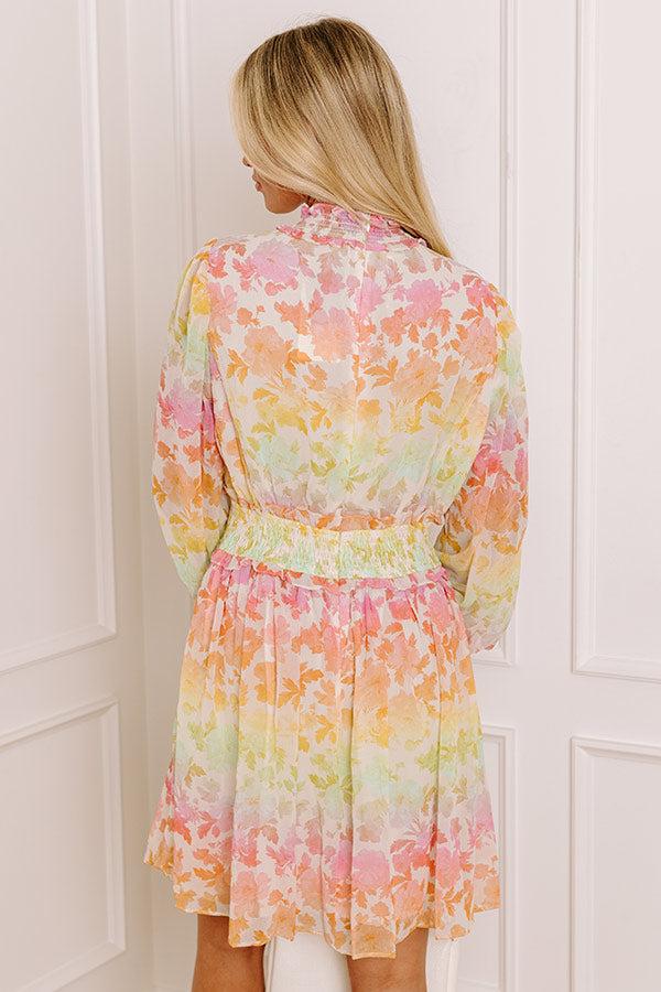 Whimsy And Wishes Floral Mini Dress Product Image